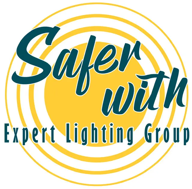Safer with Expert Lighting Group Logo